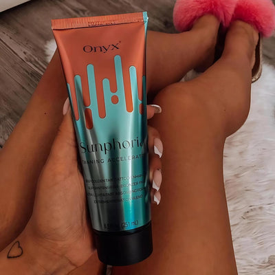 Onyx Sunphoria Solarium Creme ohne Selbstbräuner - Sonnencreme mit Bräunungsbeschleuniger - Extreme