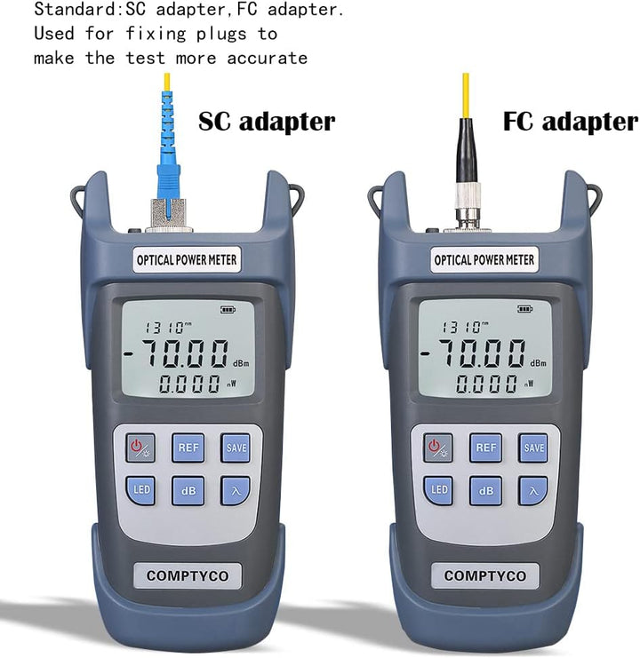 2-in-1 FTTH Glasfaser Tool Kit Glasfaser-Leistungsmesser-70 +10 dBm und 30 mW Visual Fault Locator G