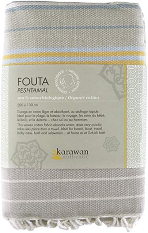 Fouta 7 Farben Baumwolle Bio Limonengrün (Sunny Lime)