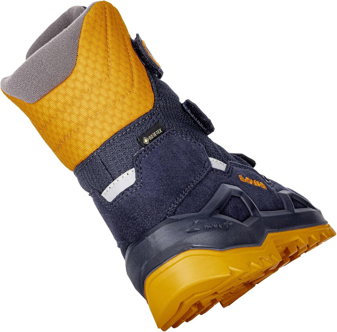 LOWA Stiefel hoch Milo GTX HI 25 EU Navy Orange, 25 EU Navy Orange