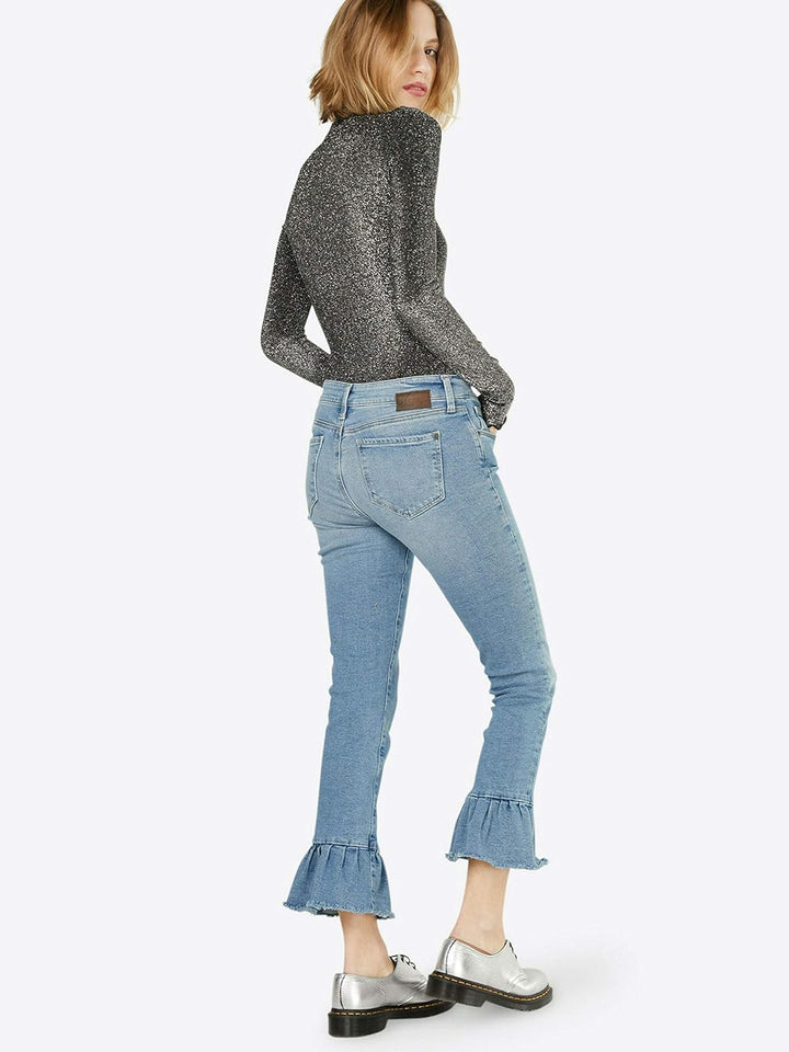 Mavi Damen Adriana Ankle Skinny Jeans, Blau (Mid Frill Denim 24886), W27
