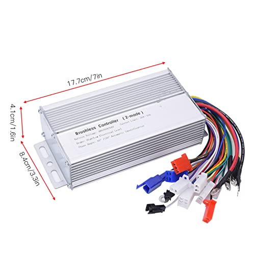 Alomejor Elektrofahrrad Brushless Controller, E-Bike Speed Motor Controller für Elektrische Skateb