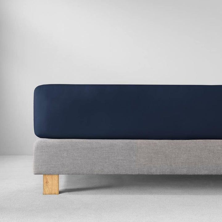 ESTELLA Spannbetttuch Feinjersey | Saphir | 120x200 cm | passend für Matratzen 120 cm (Breite) x 200