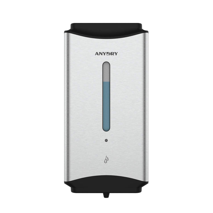 anydry AD1206 Kommerzielle Wandhalterung Automatischer Flüssigseifenspender Edelstahl-Finish 1100ml