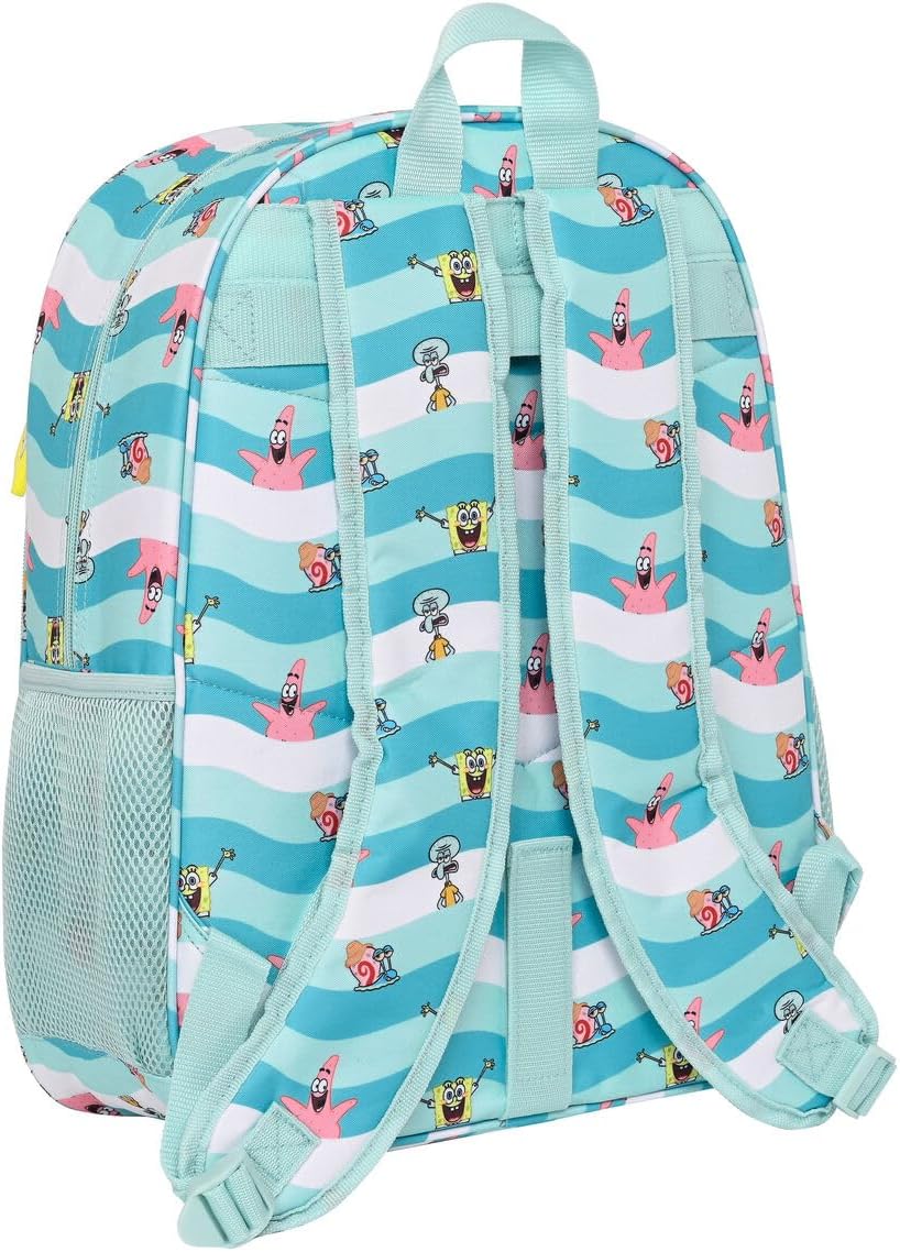 safta 612291180 Rucksack 33 cm Adapter. Wagen Schwammkopf Stay Positive 33 x 42 x 14 cm, bunt