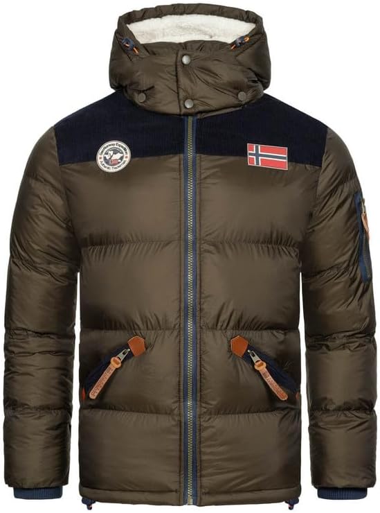 Geographical Norway Celian Men - Winterjacke Herren Warme Steppung Mann Herbst Winter - Warme Mantel