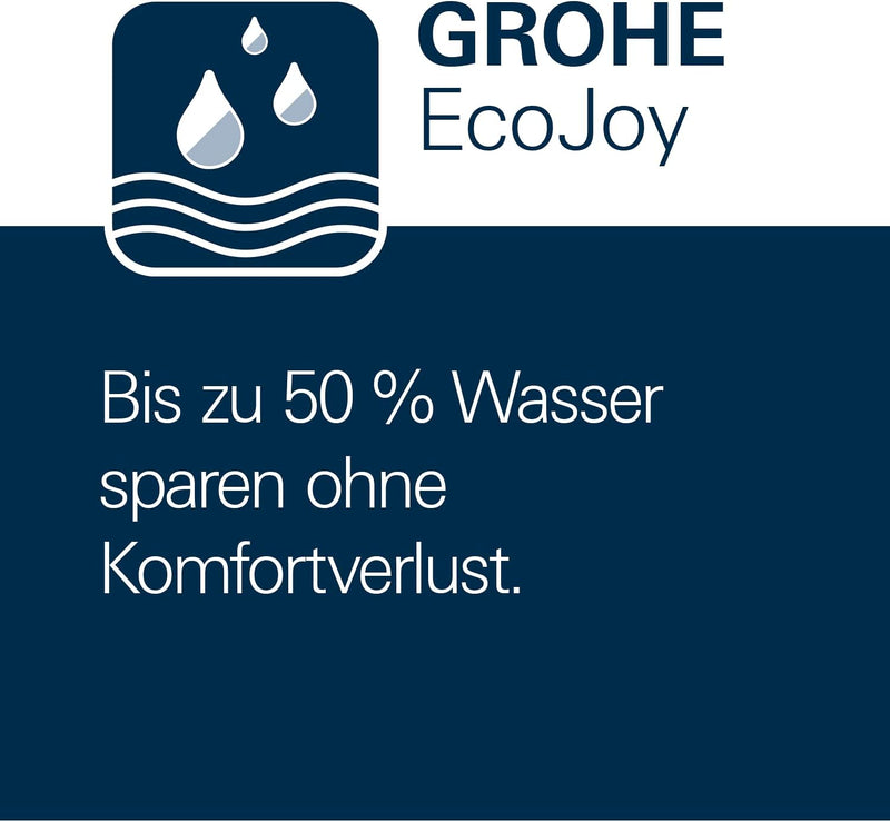 GROHE Vitalio Comfort 100 - Wandhalterset (wassersparend, 3 Strahlarten, Antikalk-System), chrom, 26