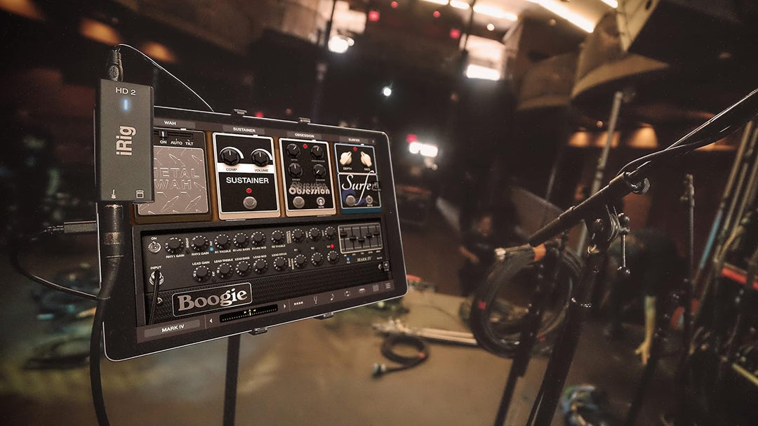 IK Multimedia iRig HD 2 - Schnittstelle für Gitarre, 96 kHz mit 24-Bit-A / D-Umwandlung, überragende