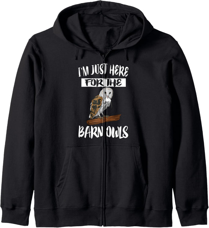 I'm Just Here For The Barn Owls Birding Kapuzenjacke
