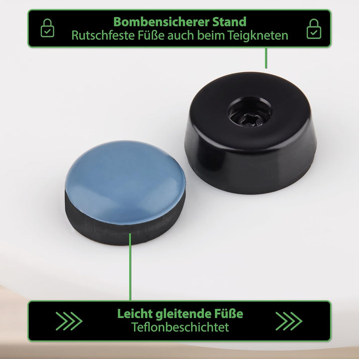 Gleitbrett für Thermomix TM6 & TM5 - Leicht Verschiebbares Brett für Thermomix TM6 / TM5 aus Premium