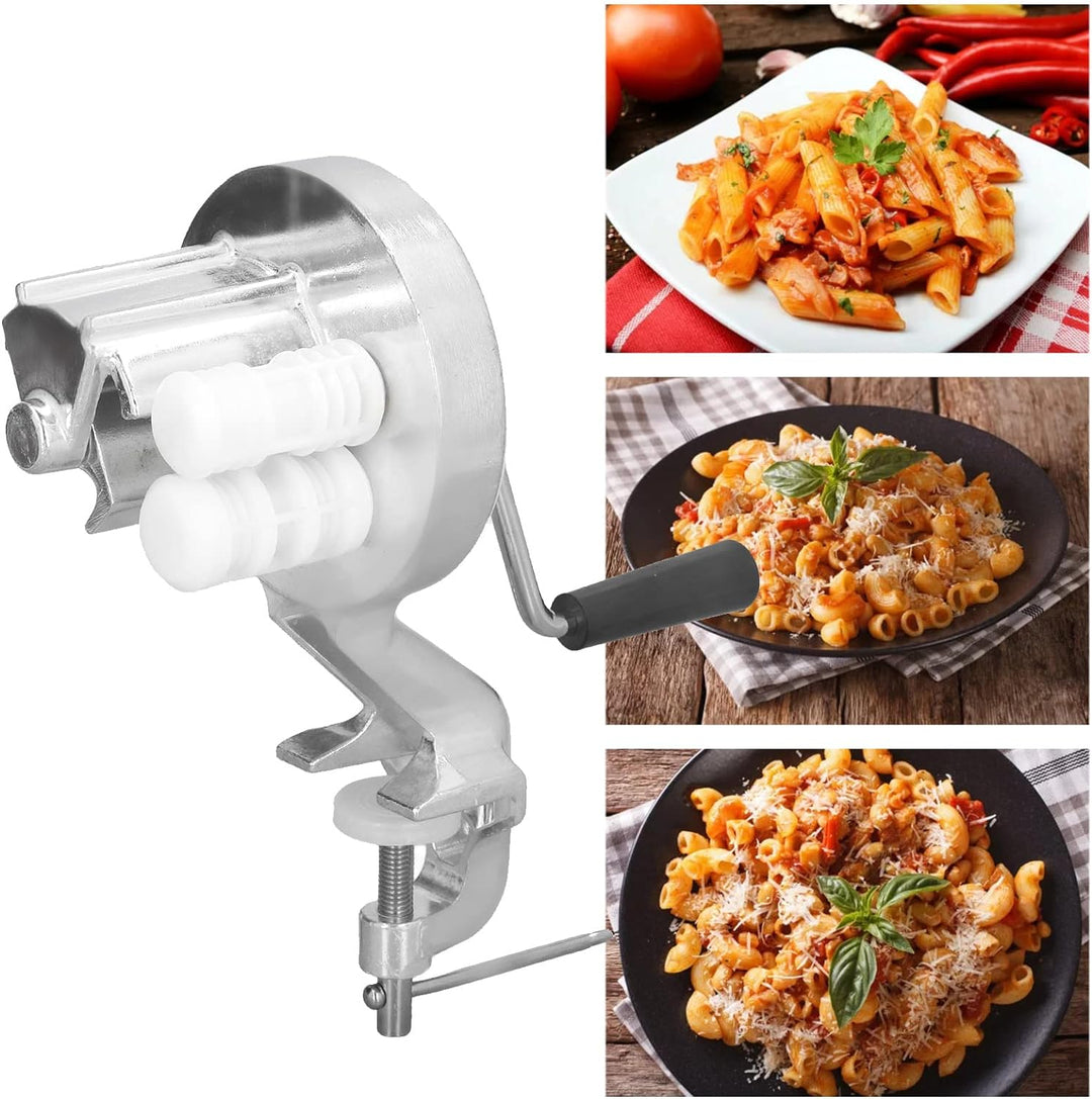 Manuelle Nudelpresse Nudelmaschine Edelstahl Makkaroni Maker für Spaghetti Nudeln Authentische Gnocc