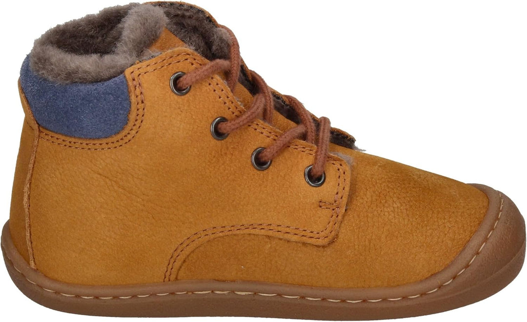 KOEL Barefoot Lauflernschuhe - Bill 2.0 Lambswool Cognac 21 EU Cognac, 21 EU Cognac