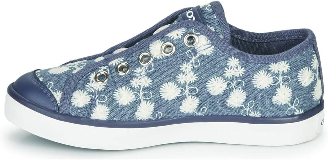Geox Mädchen Jr Ciak Girl C Sneakers 24 EU Avio, 24 EU Avio