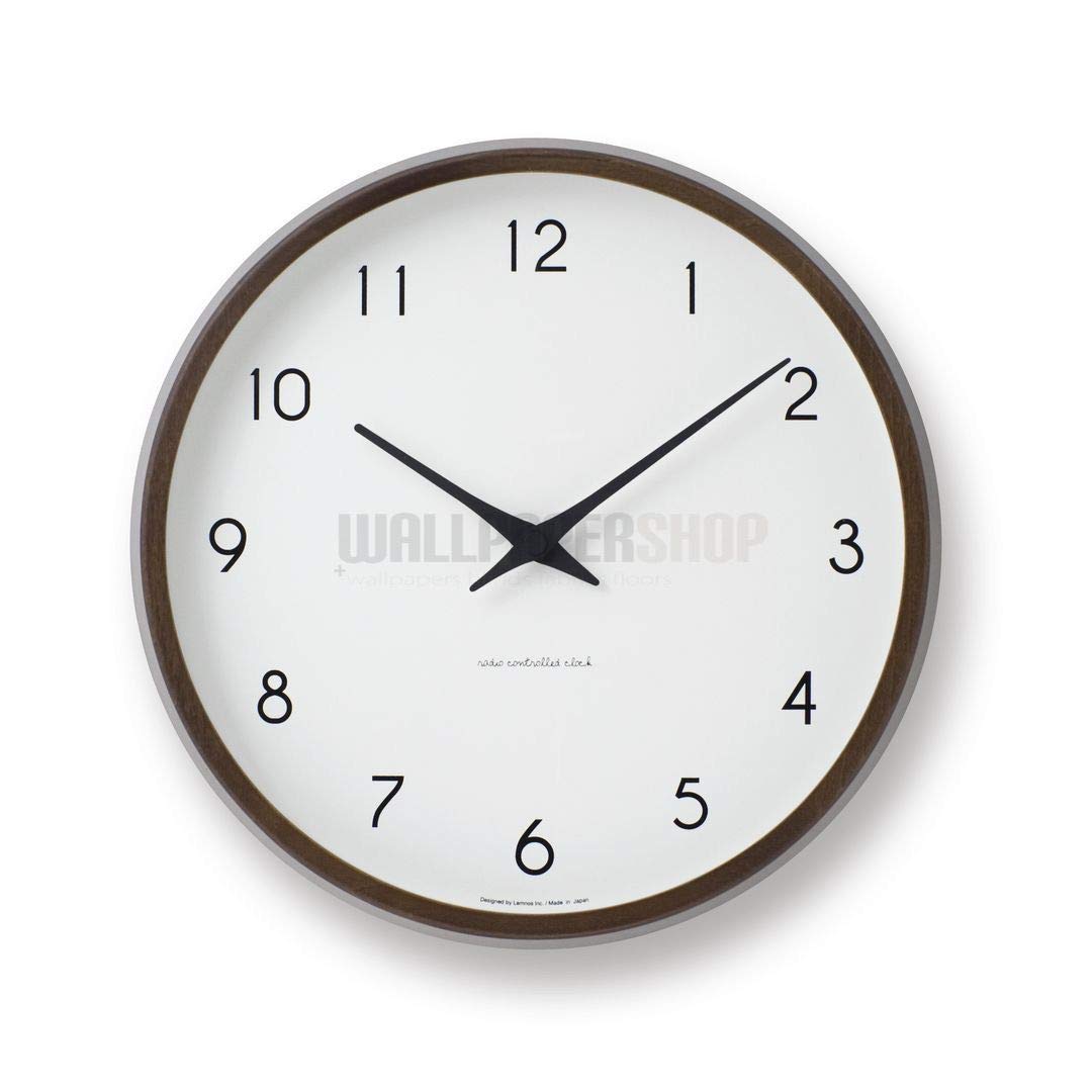 Lemnos Wanduhr Campagne/Designer Wanduhr ohne Tickgeräusche aus Japan/Wanduhr modern mit schleichend
