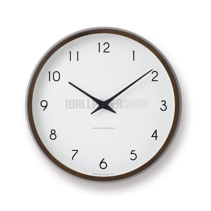 Lemnos Wanduhr Campagne/Designer Wanduhr ohne Tickgeräusche aus Japan/Wanduhr modern mit schleichend