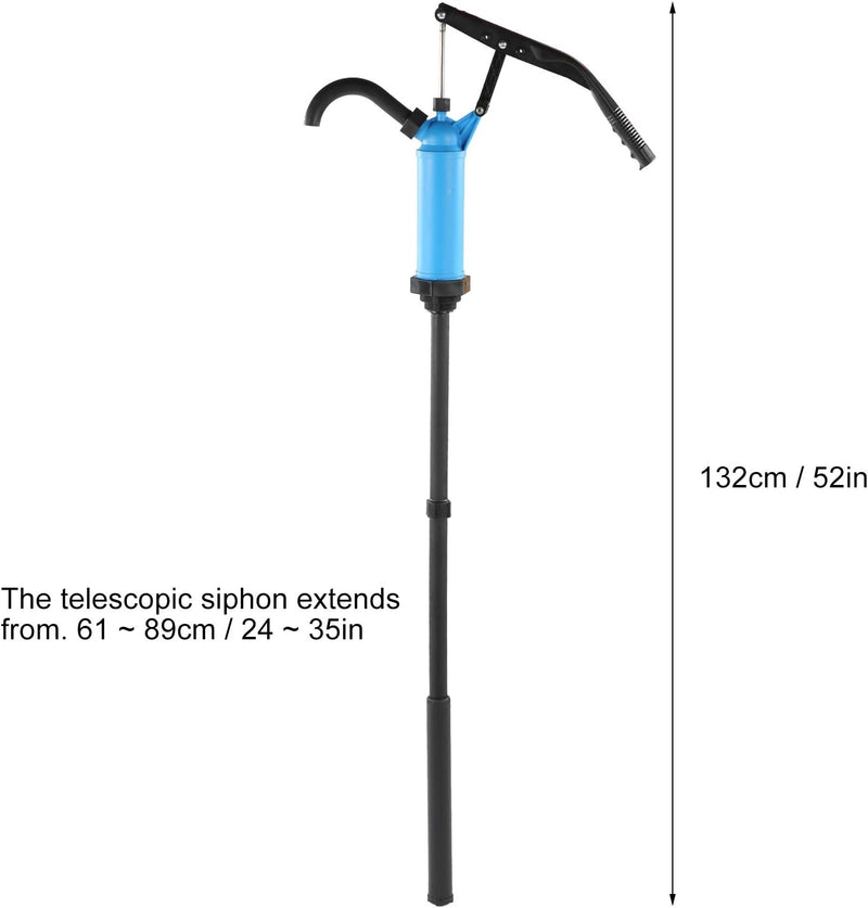 Handpumpe, 40 – 60 l/min, für Wasserpumpe, Öl, Kraftstoff, Schmiermittel usw.