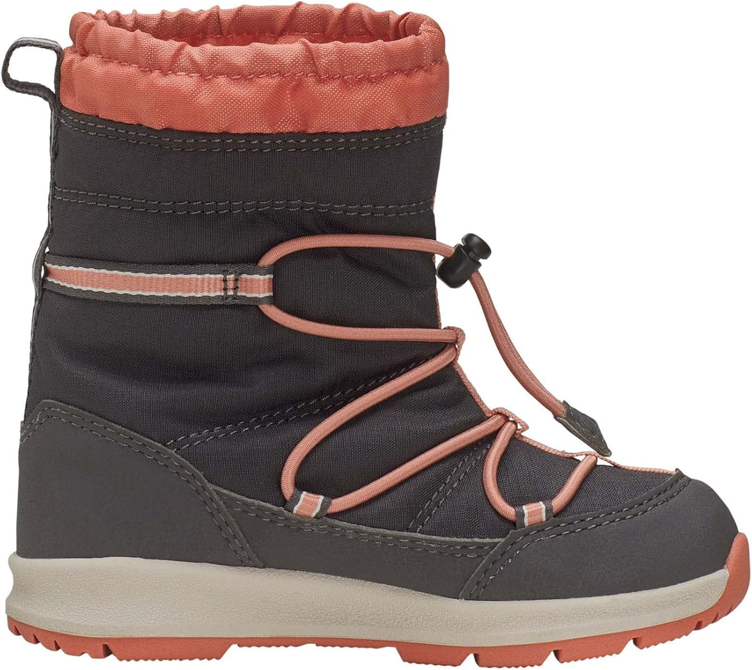 Viking Unisex Kinder Oksval High GTX Warm Walking Shoe 25 EU Dark Grey Peach, 25 EU Dark Grey Peach