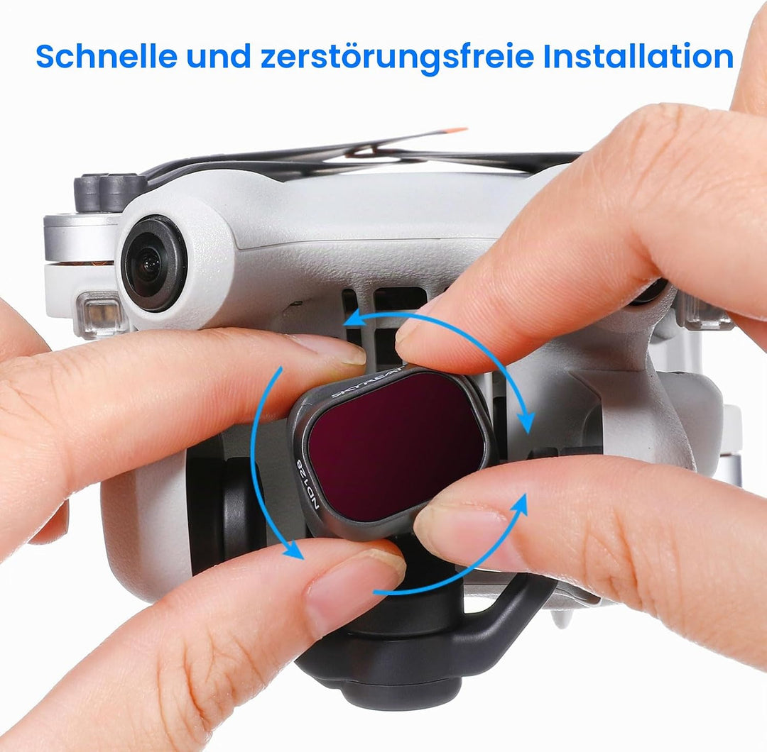 SKYREAT Skyreat Mini 4 Pro ND Filter,Polarisationsfilter Kamera Objektiv 6Pack Filter Set Kompatibel