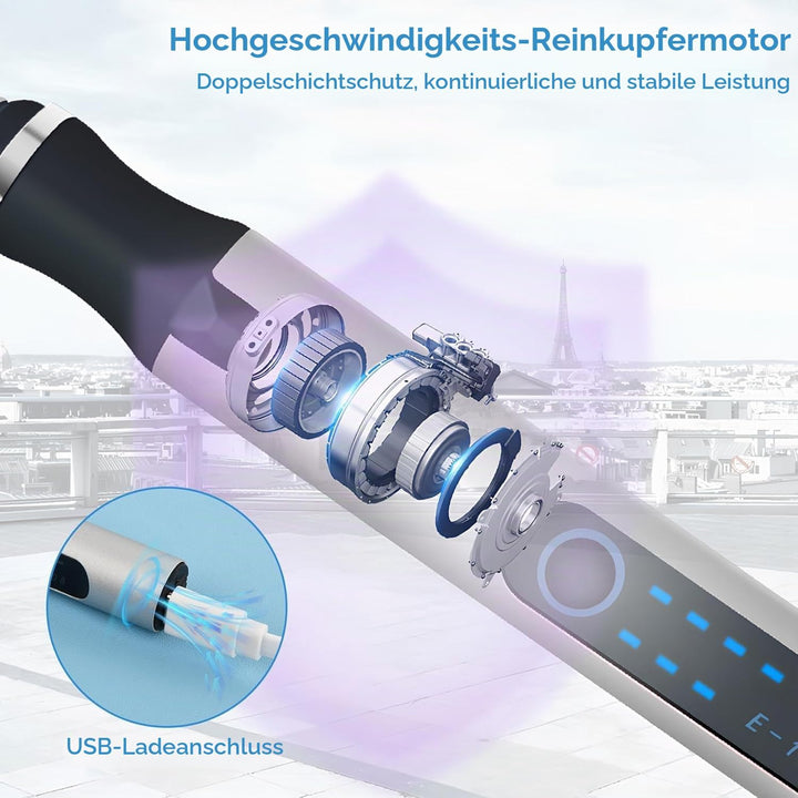 USB Wiederaufladierbar Gravur Werkzeug Kit, Elektrischer Mini Graveur Gravurwerkzeug, Mini Bohrmasch