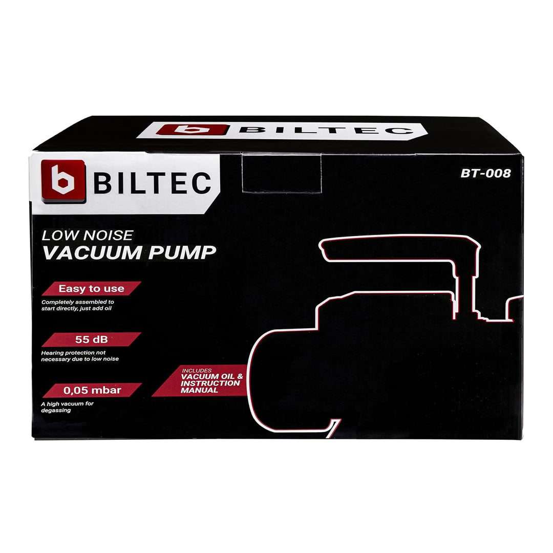 BILTEC - Vakuumpumpe - geeignet für Giessharze, Vakuumeinspritzung, Trocknung - hohe Leistung - gerä