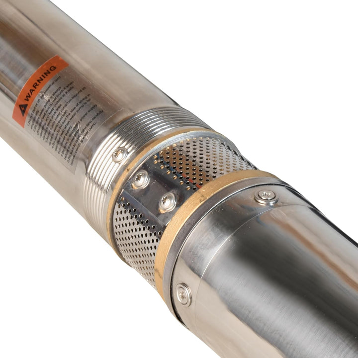 Tiefbrunnenpumpe Wasserpumpe 3" 3/19 (750W 5400l/h max Förderhöhe 71m) - Sandverträglich Edelstahl -