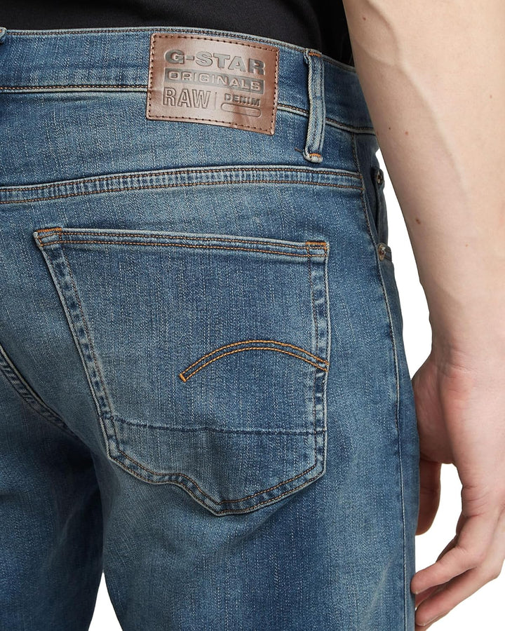 G-STAR RAW Herren 3301 Slim Jeans 26W / 32L Blau (Vintage Medium Aged 51001-8968-2965), 26W / 32L Bl