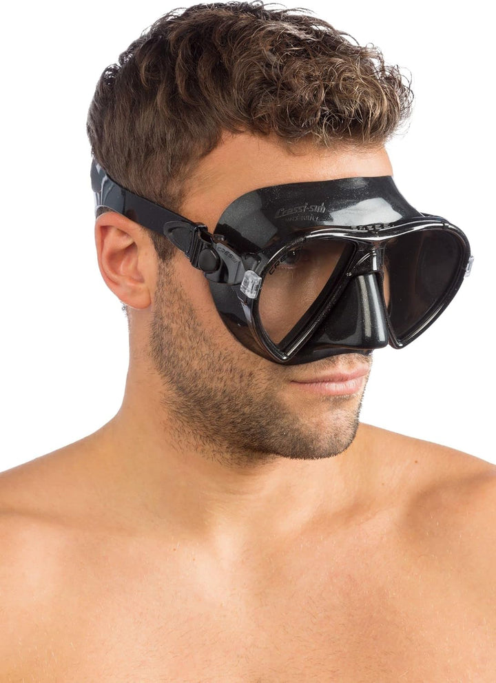 CRESSI Ocean - Einzelne Ocean Maske oder Schnorchelset Ocean Maske+Schnorchel Gamma zum Tauchen und