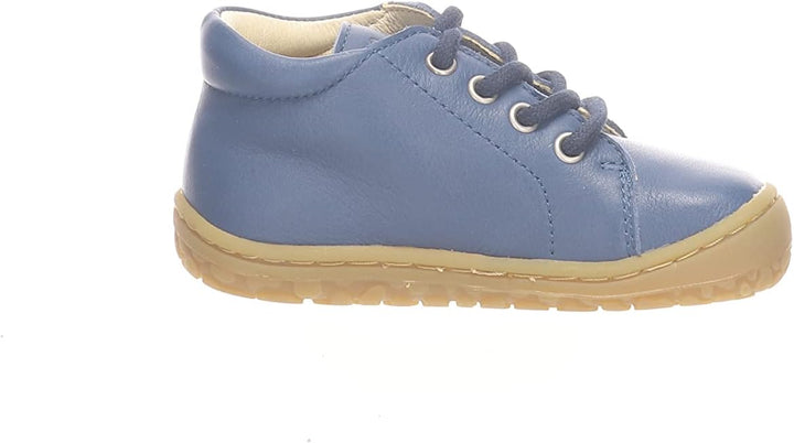 Lurchi Nani Barefoot Lauflernschuh Mädchen Schnürer Rosa Freizeit 22 EU Jeans, 22 EU Jeans