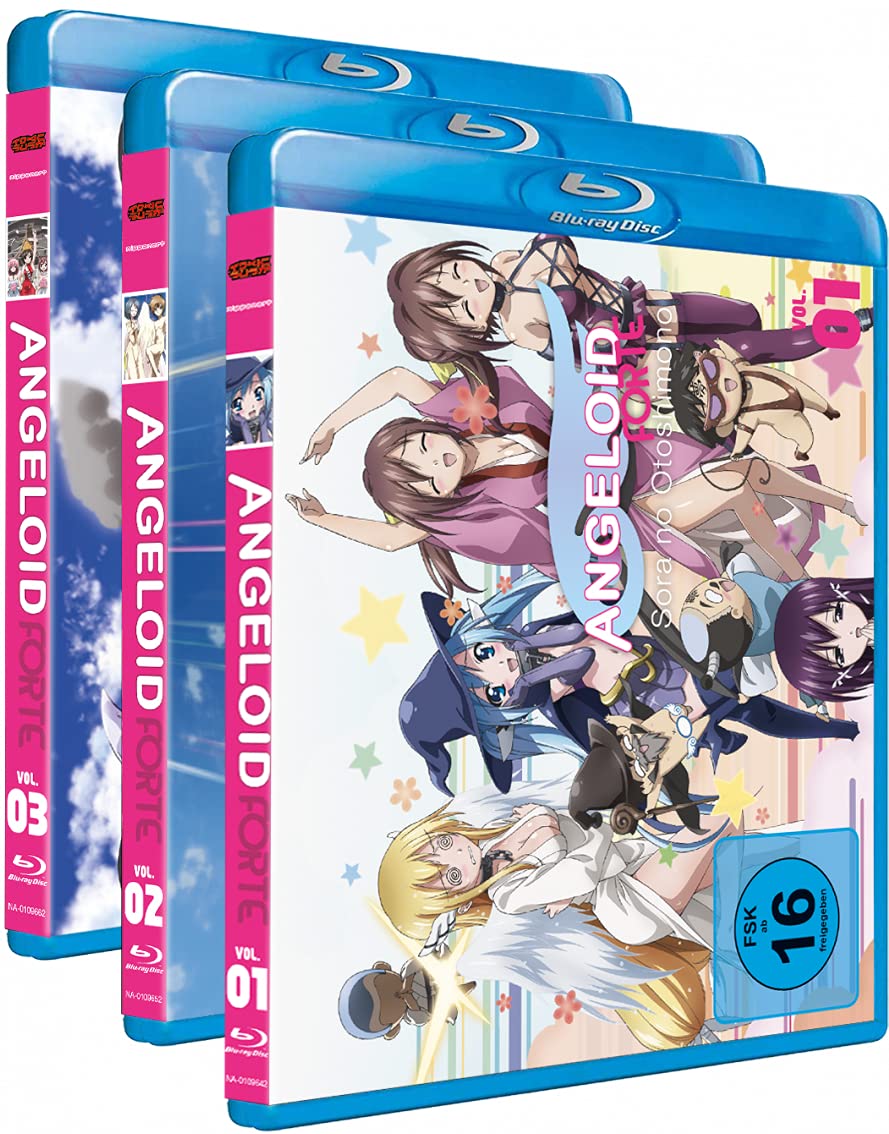 Angeloid - Sora no Otoshimono Forte - Staffel 2 - Gesamtausgabe - Bundle - Vol.1-3 - [Blu-ray], Blu-