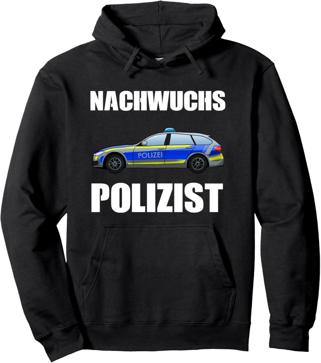 Nachwuchs Polizist Polizei Polizeiauto Polizisten Pullover Hoodie