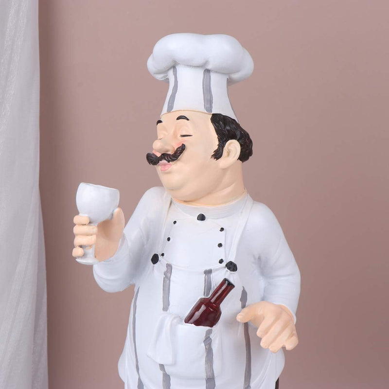 BESPORTBLE Küchen Figuren Miniatur Chef Koch Figur Französischer Küchenchef Harz Dekofigur Tortenfig