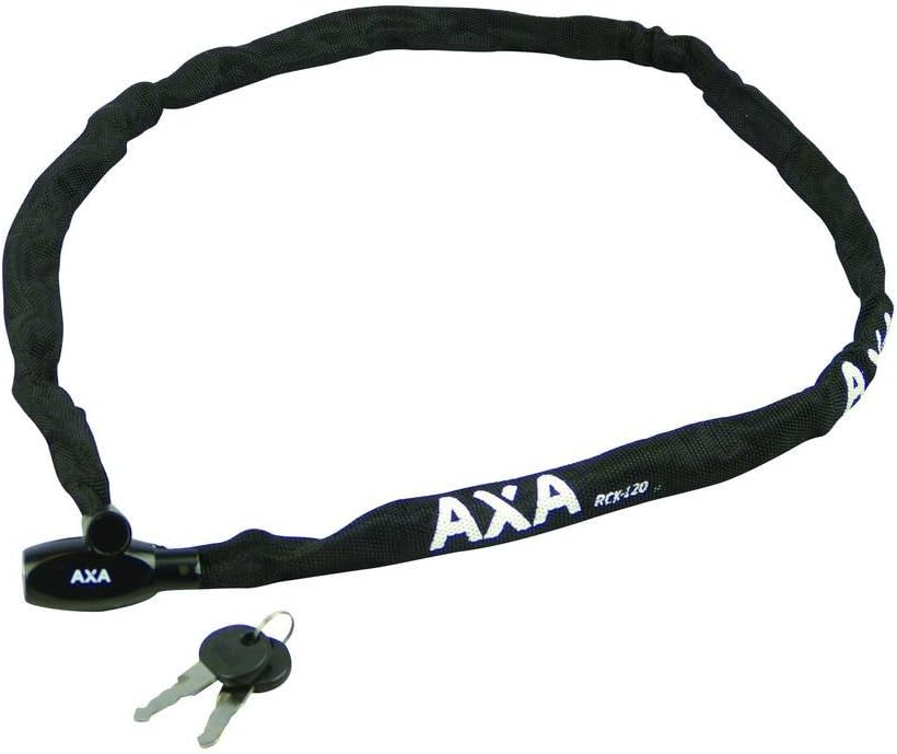 AXA Rigid RCK 120 Kettenschloss – Länge 120 cm – Stahlglieder 3,5 mm – Sicherheitsstufe 3 – Schwarz