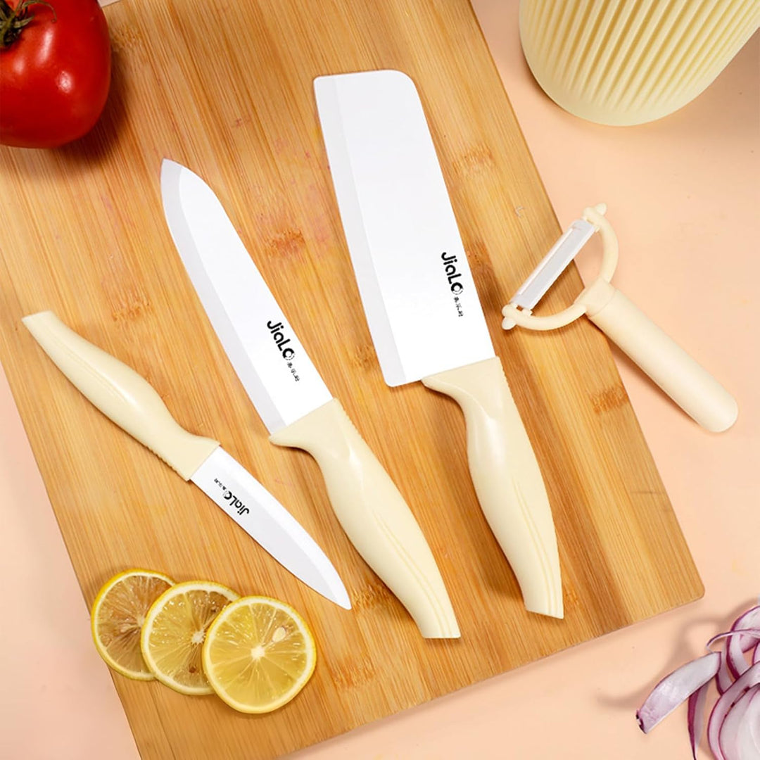 Küchenmesser-Set, Rund 5-Teilig Profi Küchenmesser Set,Praktisch, Ultraleicht, Antihaft Rutschfestes