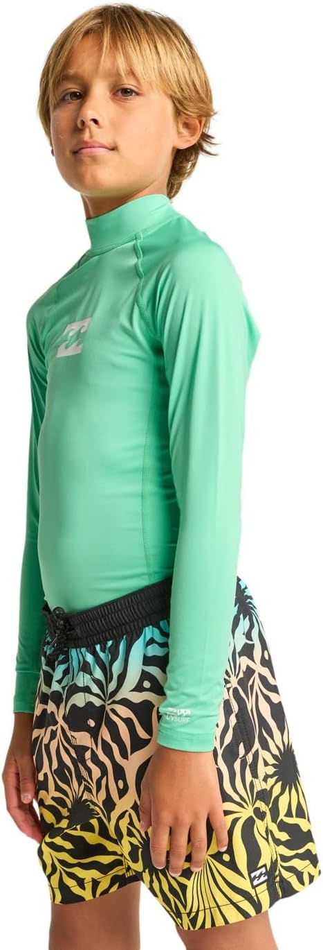 Billabong Jungen All Day Jacquard T-Shirt (1er Pack) 152 Grün - Acid Green, 152 Grün - Acid Green