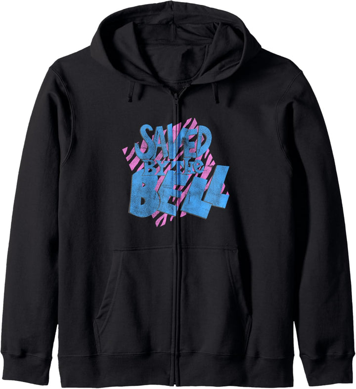 Saved By The Bell Tiger Print Logo Kapuzenjacke