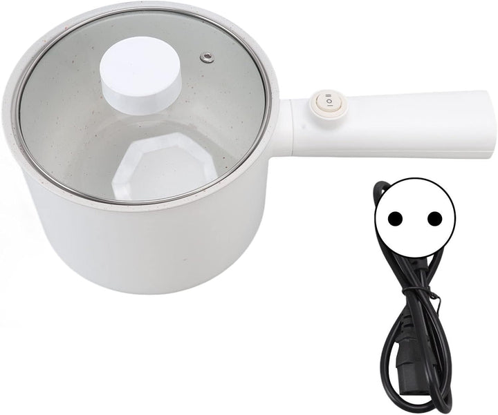 Elektrischer Hot Pot, Mini-Ramen-Kocher 1,8 L Nudeltopf Antihaft-Sauté-Pfanne Multifunktions-Elektro