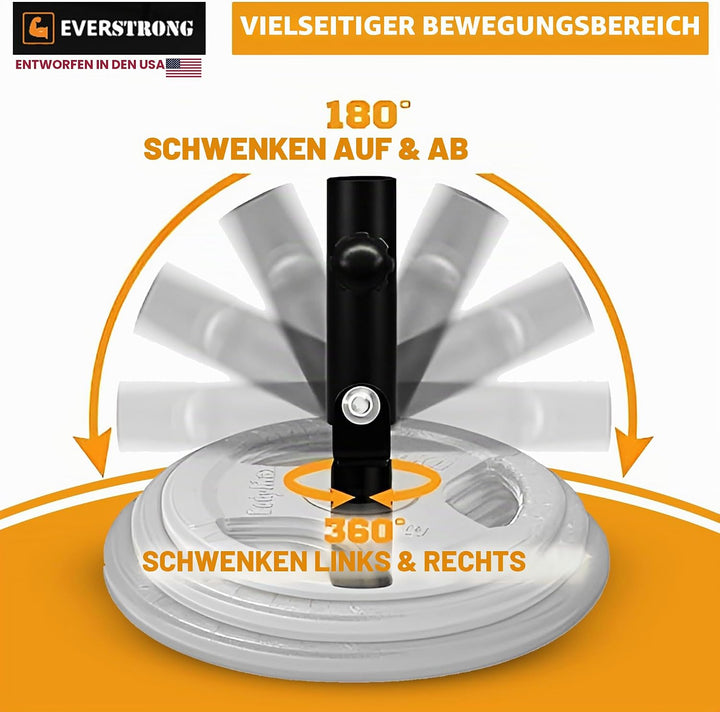 EVERSTRONG 2,5 cm und 5,1 cm – Landmine Base Gym Equipment – T-Stange Row Landmine Befestigung für L