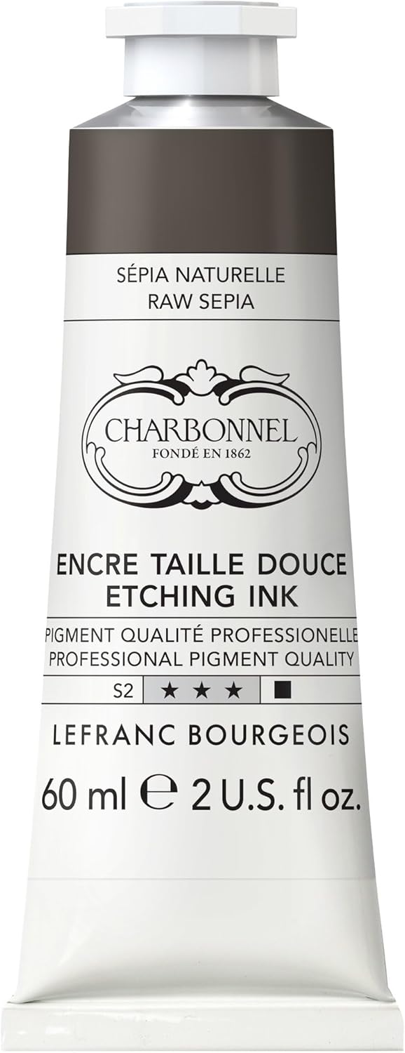 Charbonnel Kupferdruckfarben, hochpigmentierte Tiefdruckfarbe, ausgezeichnete Lichtechtheit, Vegan,
