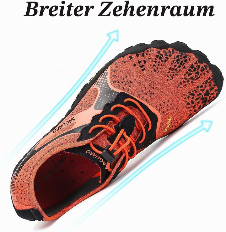 SAGUARO Unisex Barfussschuhe Traillaufschuhe Schnell Trocknend Wassersportschuhe, Gr. 36-47 36 EU Fe