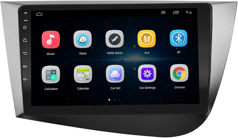 EZoneTronics Carplay Android Autoradio Stereo für Seat Leon 2005-2012 mit 9 Zoll Touchscreen High De