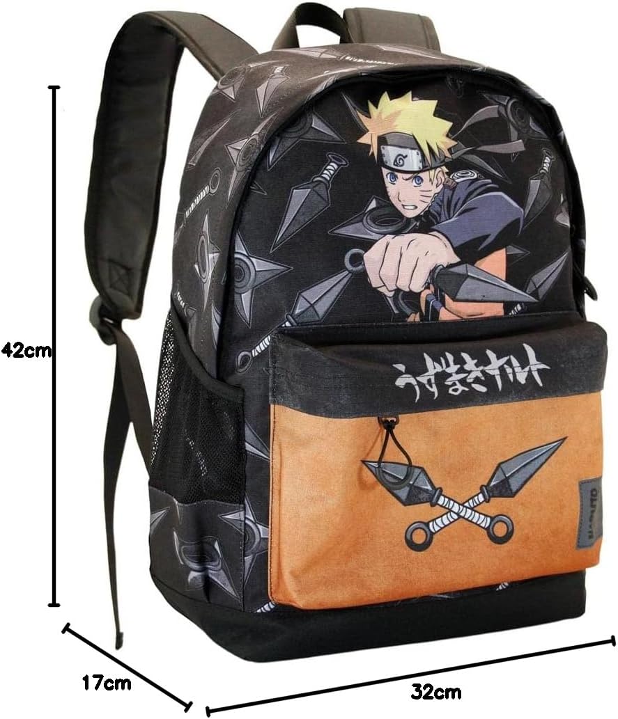 Naruto Weapons-ECO Rucksack 2.0, Schwarz