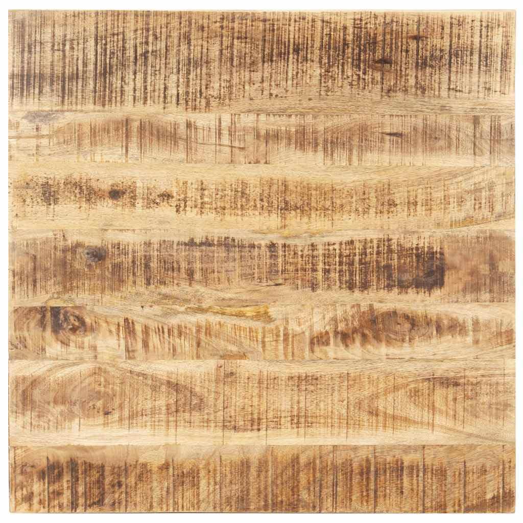 vidaXL Mangoholz Massiv Tischplatte Massivholzplatte Holzplatte Ersatztischplatte Holz Platte für Es