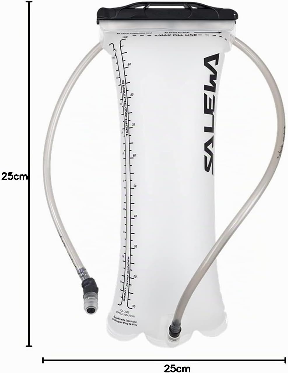 SALEWA TRANSFLOW BAG 3.0 L Trinkblase, Transparent, UNI