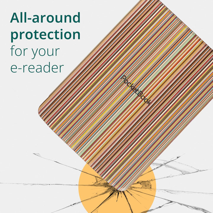 PocketBook Cover Shell Colorfull Strips für InkPad 4, InkPad Color 2, InkPad Color 3