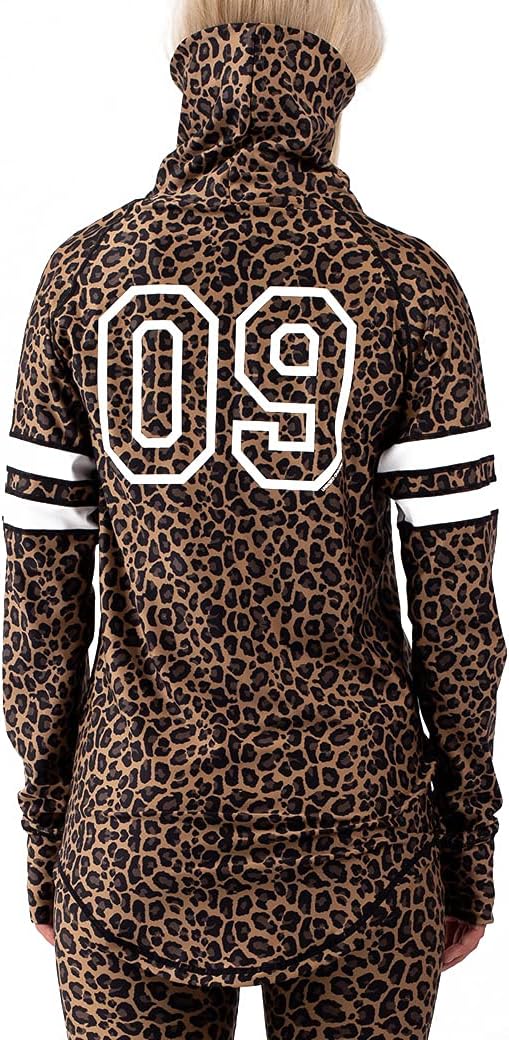 Eivy Damen Icecold Top Yoga-Shirt XXS Leopard, XXS Leopard