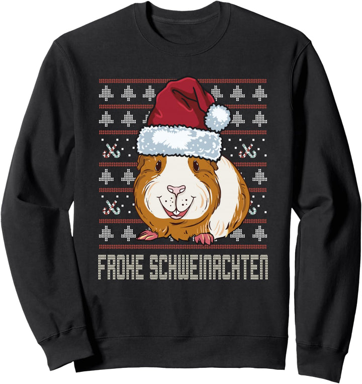 Frohe Schweinachten Meerschweinchen Weihnachten Sweatshirt