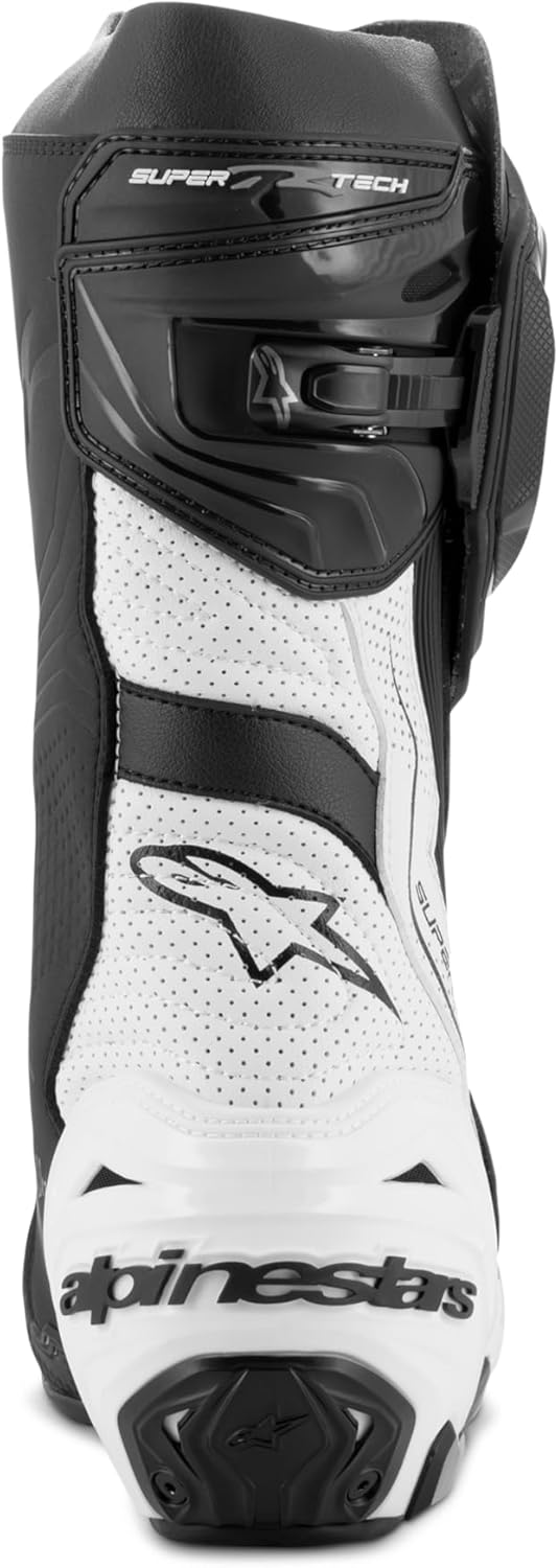 Alpinestars Herren Ridge V2Gummistiefel 46 EU Schwarz Weiss, 46 EU Schwarz Weiss