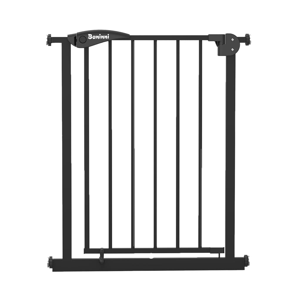 Baninni Fina Sicherheitsgitter, 67 cm bis 75 cm, Schwarz