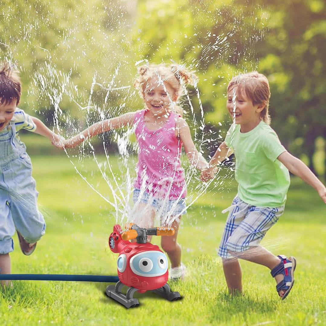 2-in-1-Wasserspray-Sprinkler-Baseball-Hubschrauber-Hubschrauber-Spielzeug für Kinder im Freien, 45 G