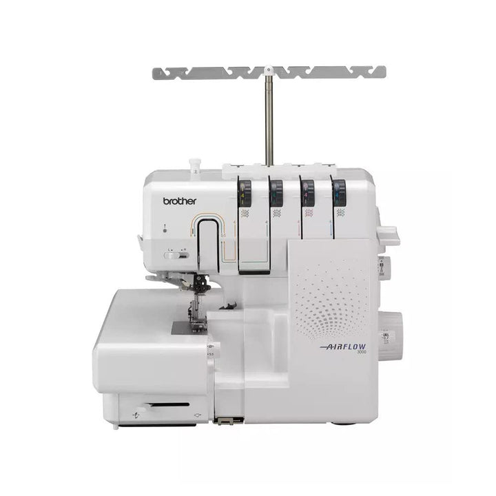 Brother Innov-ís Airflow 3000 Air Serger Nähmaschine, mit Raffungsfuss, Blindstichfuss und Paspelfus